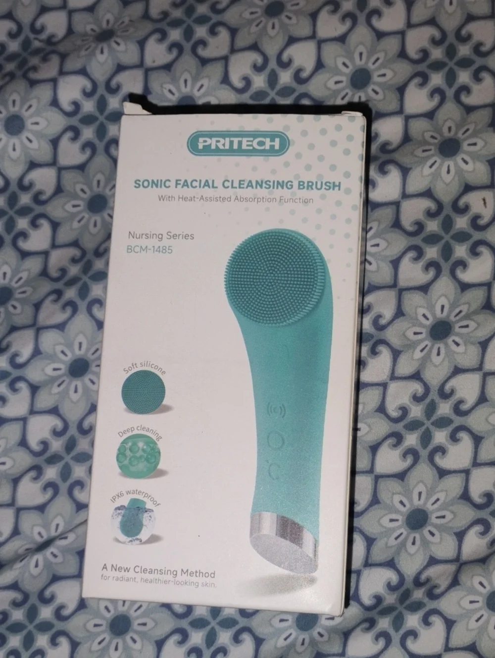 PRITECH Sonic Facial Cleansing Brush - Teal